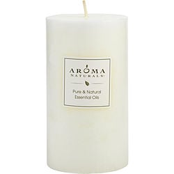 MEDITATION AROMATHERAPY by Mediation Aromatherapy - 2.75 X 5 inch PILLAR AROMATHERAPY CANDLE.  COMBINES THE ESSENTIAL OILS OF PATCHOULI & FRANKINCENSE TO CREATE A WARM AND COMFORTABLE ATMOSPHERE.  BURNS APPROX.