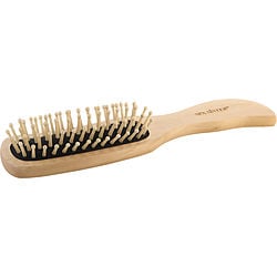 SPA ACCESSORIES by Spa Accessories - WOOD BRISTLE HAIR BRUSH - BAMBOO PURSE SIZE