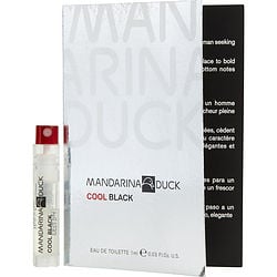 MANDARINA DUCK COOL BLACK by Mandarina Duck - EDT SPRAY VIAL ON CARD