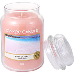 YANKEE CANDLE by Yankee Candle - PINK SANDS SCENTED LARGE JAR
