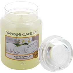 YANKEE CANDLE by Yankee Candle - FLUFFY TOWELS SCENTED LARGE JAR