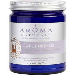 SWEET DREAMS AROMATHERAPY by  - ONE 3 X 3 inch JAR AROMATHERAPY CANDLE.  COMBINES THE ESSENTIAL OILS OF GRAPEFRUIT, FENNEL, CHAMOMILE, LAVENDER & OAKMOSS.  BURNS APPROX.
