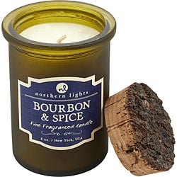 BOURBON & SPICE SCENTED by Northern Lights - SPIRIT JAR CANDLE - 5 OZ. BURNS APPROX.