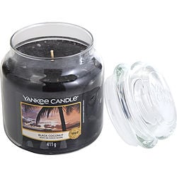 YANKEE CANDLE by Yankee Candle - BLACK COCONUT SCENTED MEDIUM JAR
