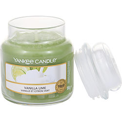 YANKEE CANDLE by Yankee Candle - VANILLA LIME SCENTED SMALL JAR