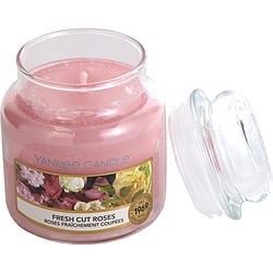YANKEE CANDLE by Yankee Candle - FRESH CUT ROSES SCENTED SMALL JAR
