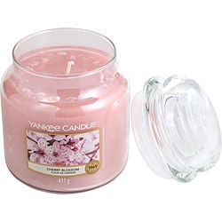 YANKEE CANDLE by Yankee Candle - CHERRY BLOSSOM SCENTED MEDIUM JAR