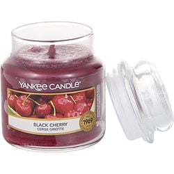 YANKEE CANDLE by Yankee Candle - BLACK CHERRY SCENTED SMALL JAR