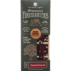 CINNAMON FIRESTARTERS by  - DOWN TO EARTH FIRESTARTERS FRAGRANCED COLORED WAX COMBINED WITH RECYCLED AND RENEWABLE MATERIAL. BOX CONTAINS