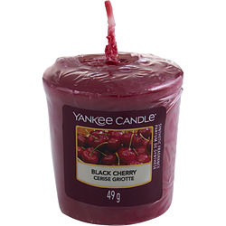 YANKEE CANDLE by Yankee Candle - BLACK CHERRY SCENTED VOTIVE CANDLE