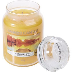 YANKEE CANDLE by Yankee Candle - AUTUMN SUNSET SCENTED LARGE JAR