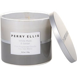 PERRY ELLIS WHITE MUSK & SANTAL by Perry Ellis - SCENTED CANDLE