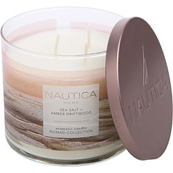 NAUTICA AMBER DRIFTWOOD & SEA SALT by Nautica - SCENTED CANDLE