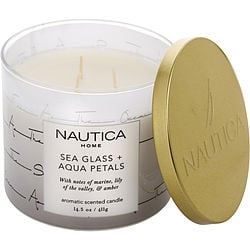 NAUTICA AQUA PETALS & SEA GLASS by Nautica - SCENTED CANDLE