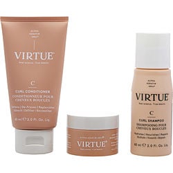 VIRTUE by Virtue - CURL DISCOVERY KIT- SHAMPOO 2 OZ & CONDITIONER 2 OZ & BUTTER 0.5 OZ