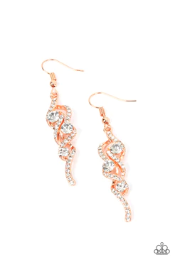 Highly Flammable - Copper Earrings