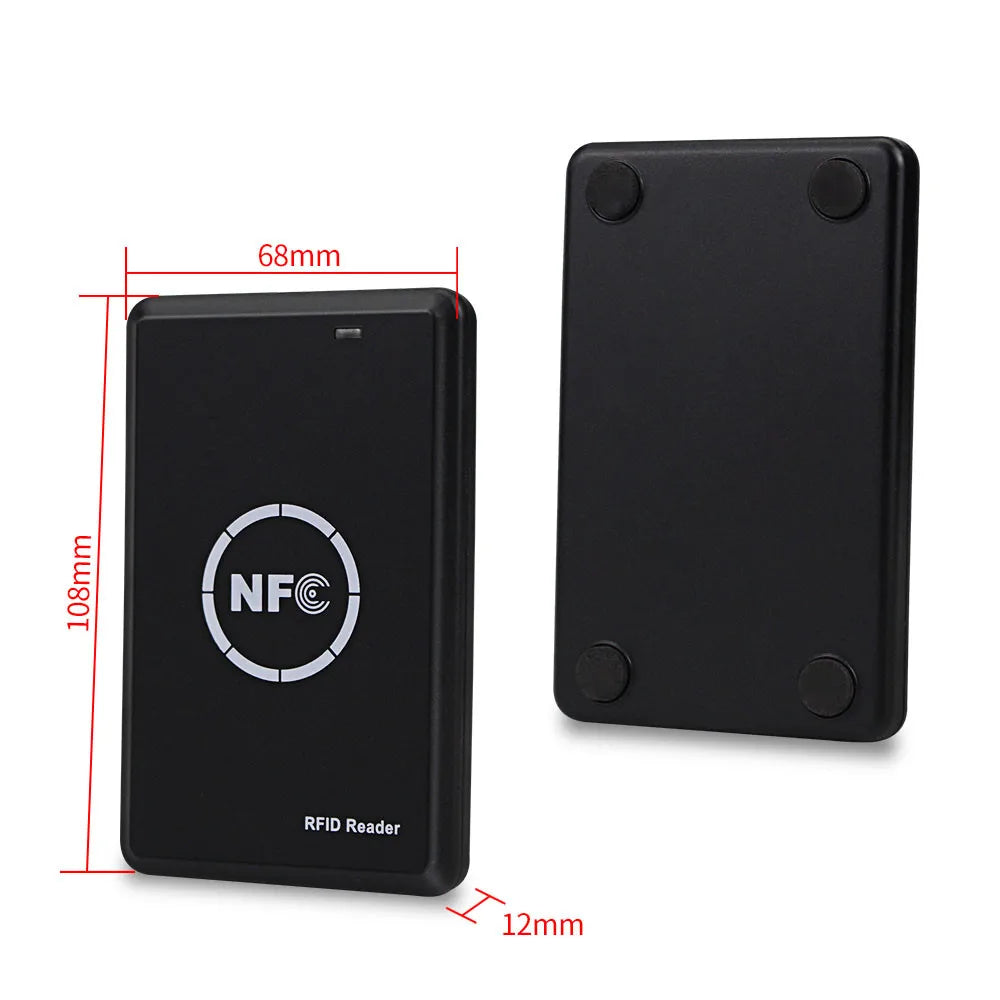 RFID Copier Duplicator 125KHz Key fob NFC Smart Card Reader Writer 13.56MHz Encrypted Programmer USB UID T5577 EM4305 Cards Tags