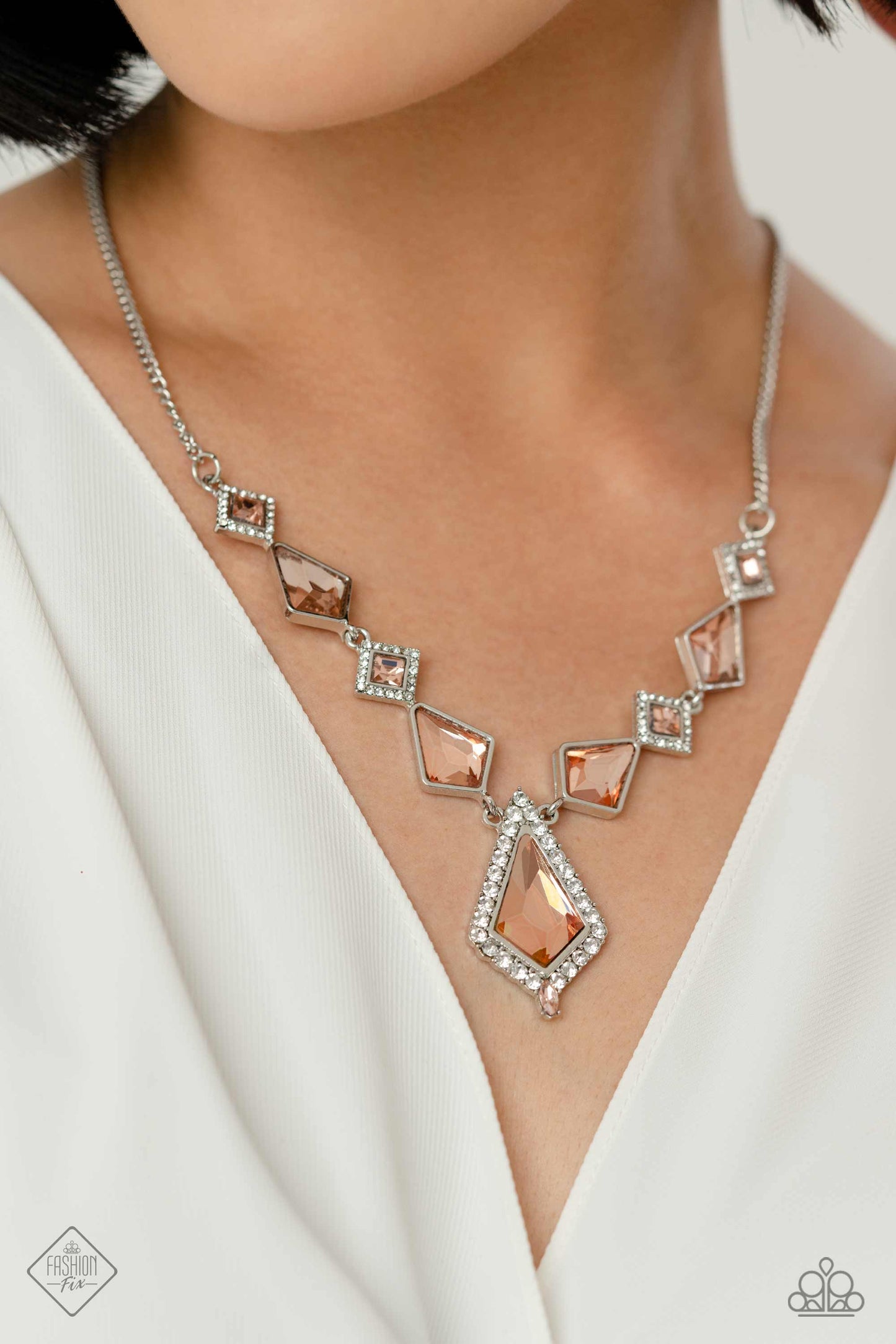 Sharp Showroom - Orange Necklace