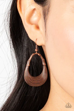 Terra Timber - Copper Earrings