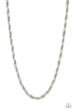 Pit Stop - Silver Necklace