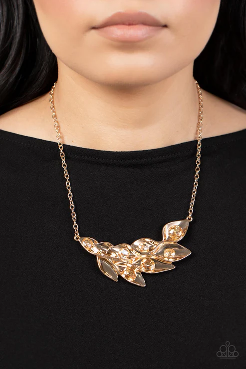 Enviable Elegance - Gold Necklace