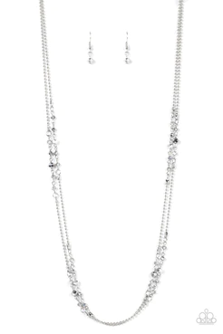 Petitely Prismatic - Silver Necklace