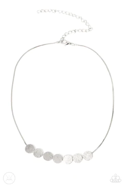 Slimmer Glimmer - Silver Necklace