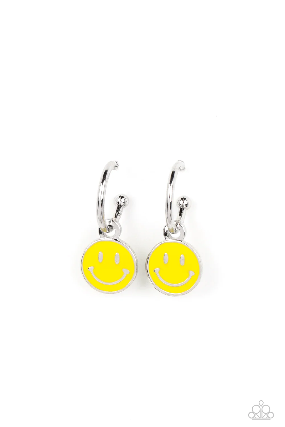 Subtle Smile - Yellow Earrings