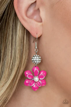 "BEWITCHING BOTANY" - PINK EARRINGS
