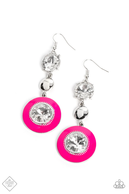 Dame Disposition - Pink Earrings