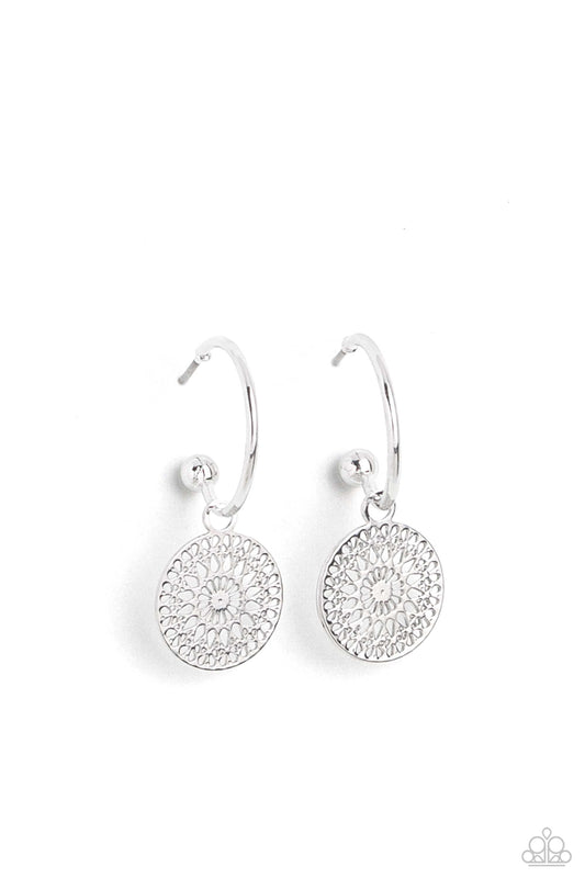 Mandala Maiden - Silver Earrings