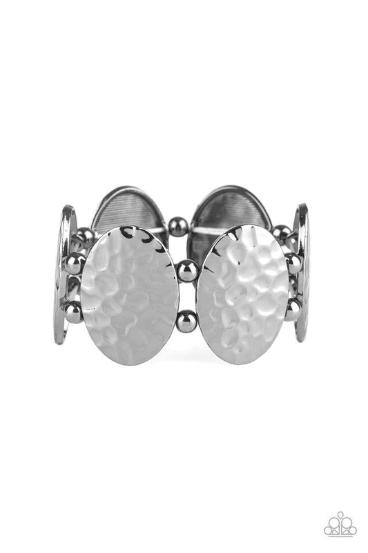 Radial Reflections - Silver bracelet