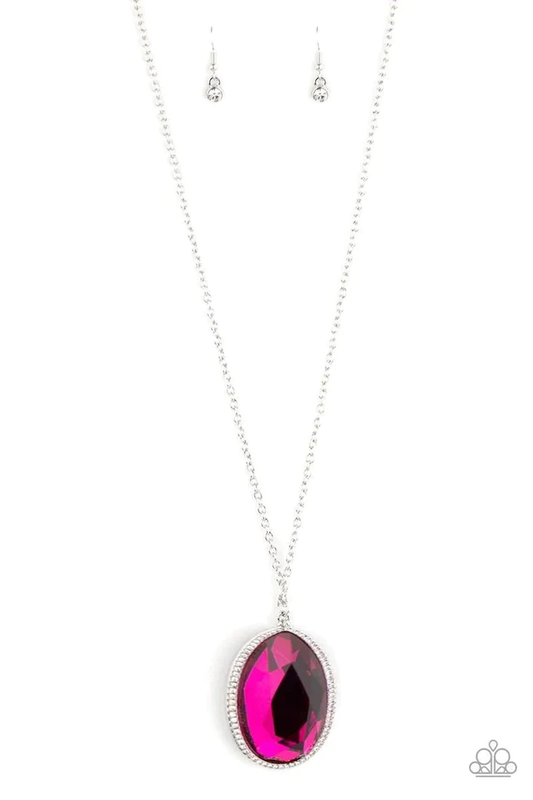 REIGN Them In - Pink Necklace